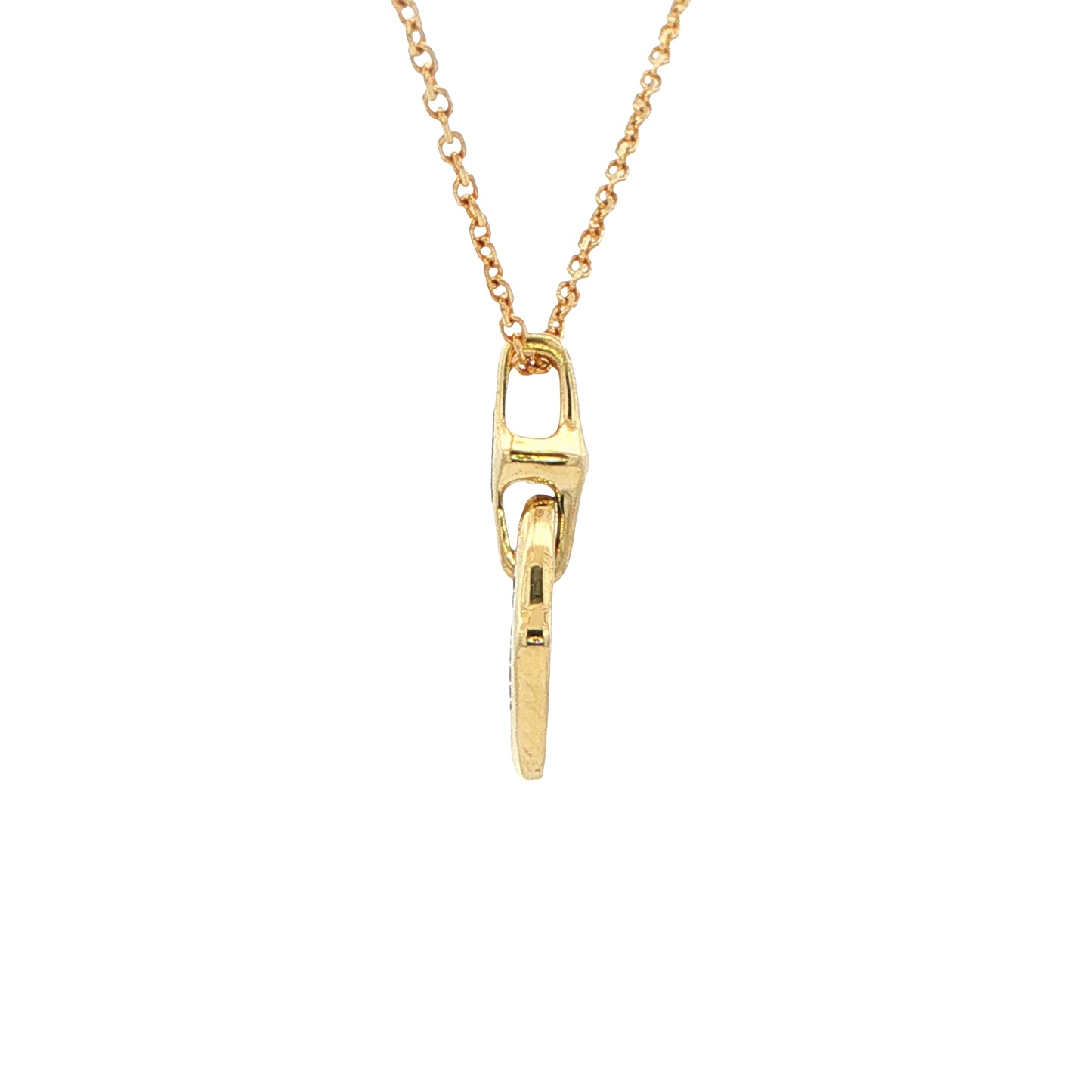 Yellow Gold Fancy Style Diamond Pendant Gardiner Brothers