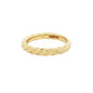 Yellow Gold 3mm Rope Style Ring Gardiner Brothers