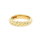 Yellow Gold 5mm Rope Style Ring Gardiner Brothers
