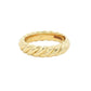 Yellow Gold 5mm Rope Style Ring Gardiner Brothers