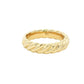Yellow Gold 5mm Rope Style Ring Gardiner Brothers