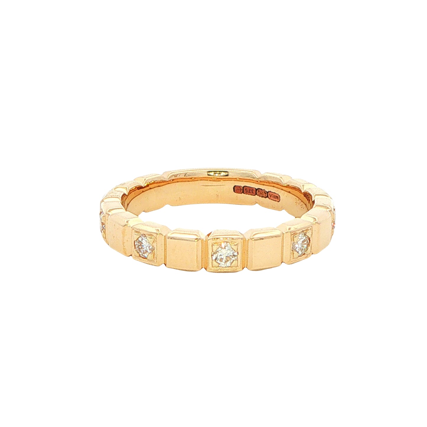 Yellow Gold 5 Diamond Dress Ring Gardiner Brothers