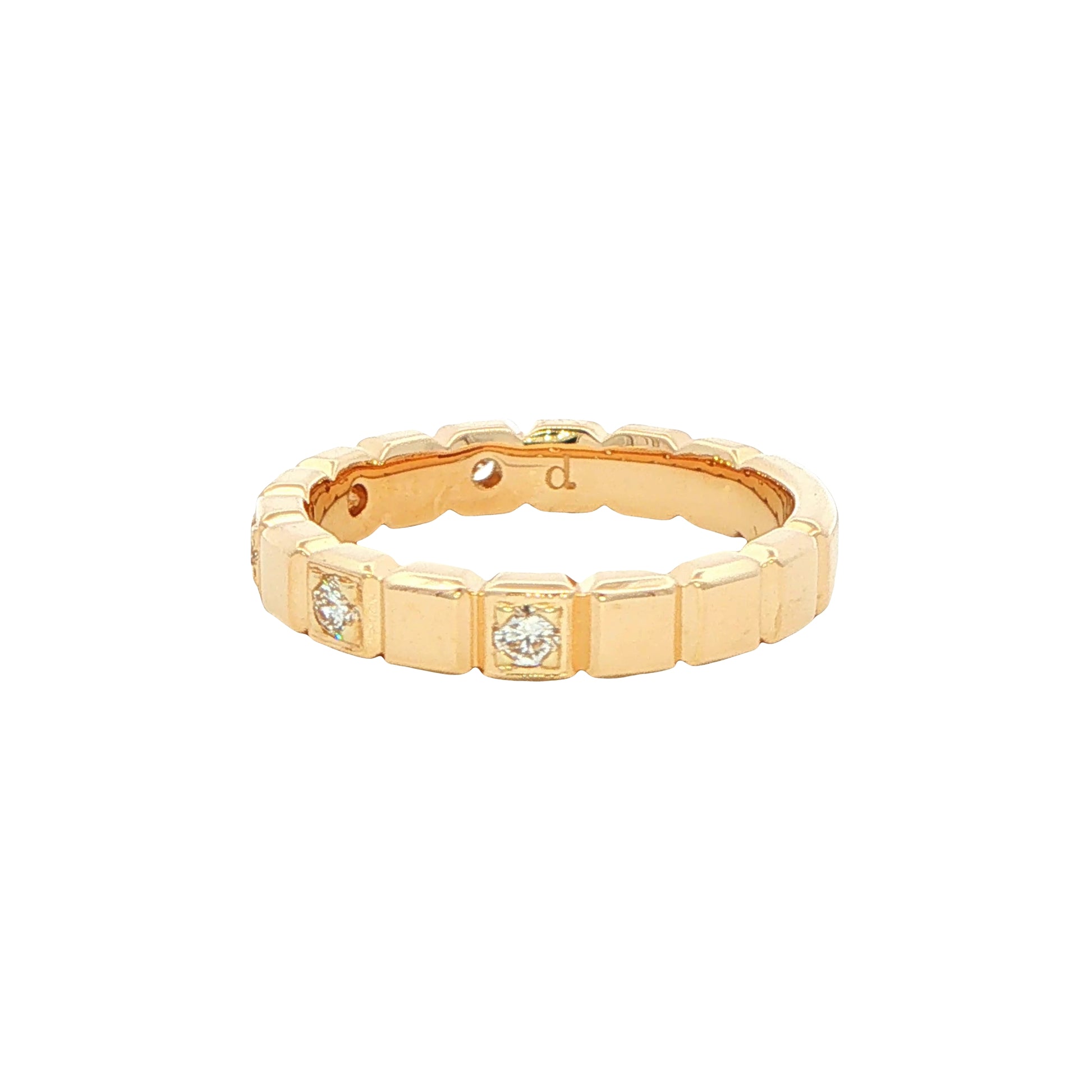 Yellow Gold 5 Diamond Dress Ring Gardiner Brothers