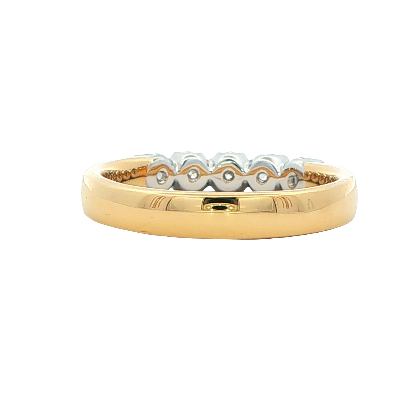 Round brilliant cut diamond 5 stone ring - 0.75cts Gardiner Brothers