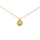 Yellow Gold Diamond 'Pebble' Solitaire Pendant Gardiner Brothers