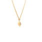Yellow Gold Diamond 'Pebble' Solitaire Pendant Gardiner Brothers