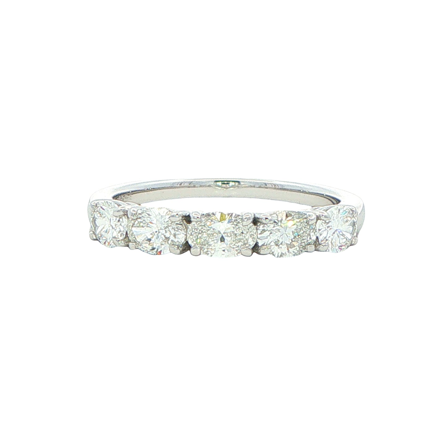 Oval Shaped Diamond 5 Stone Ring - 1.00cts Gardiner Brothers