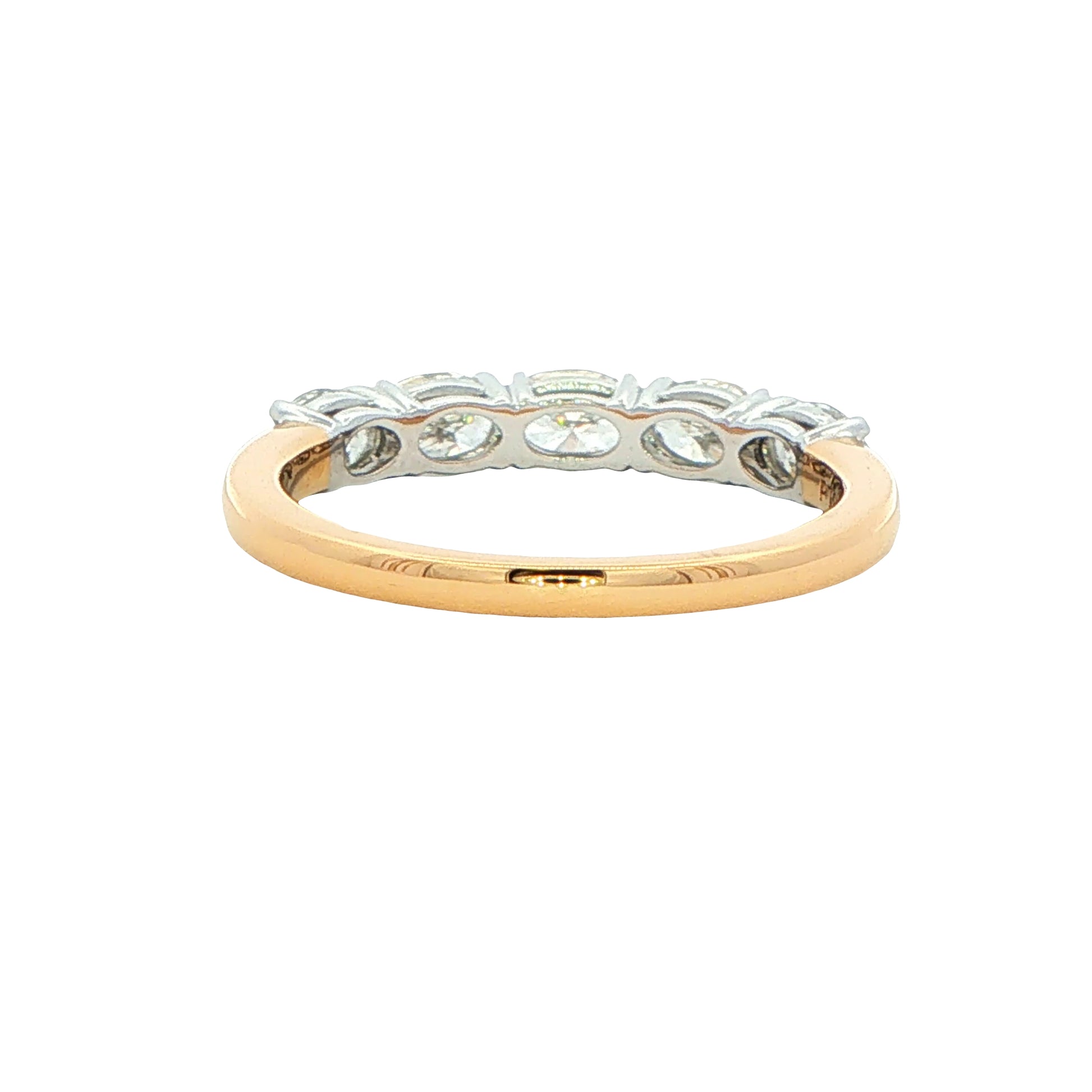 Oval Shaped Diamond 5 Stone Ring - 1.00cts Gardiner Brothers