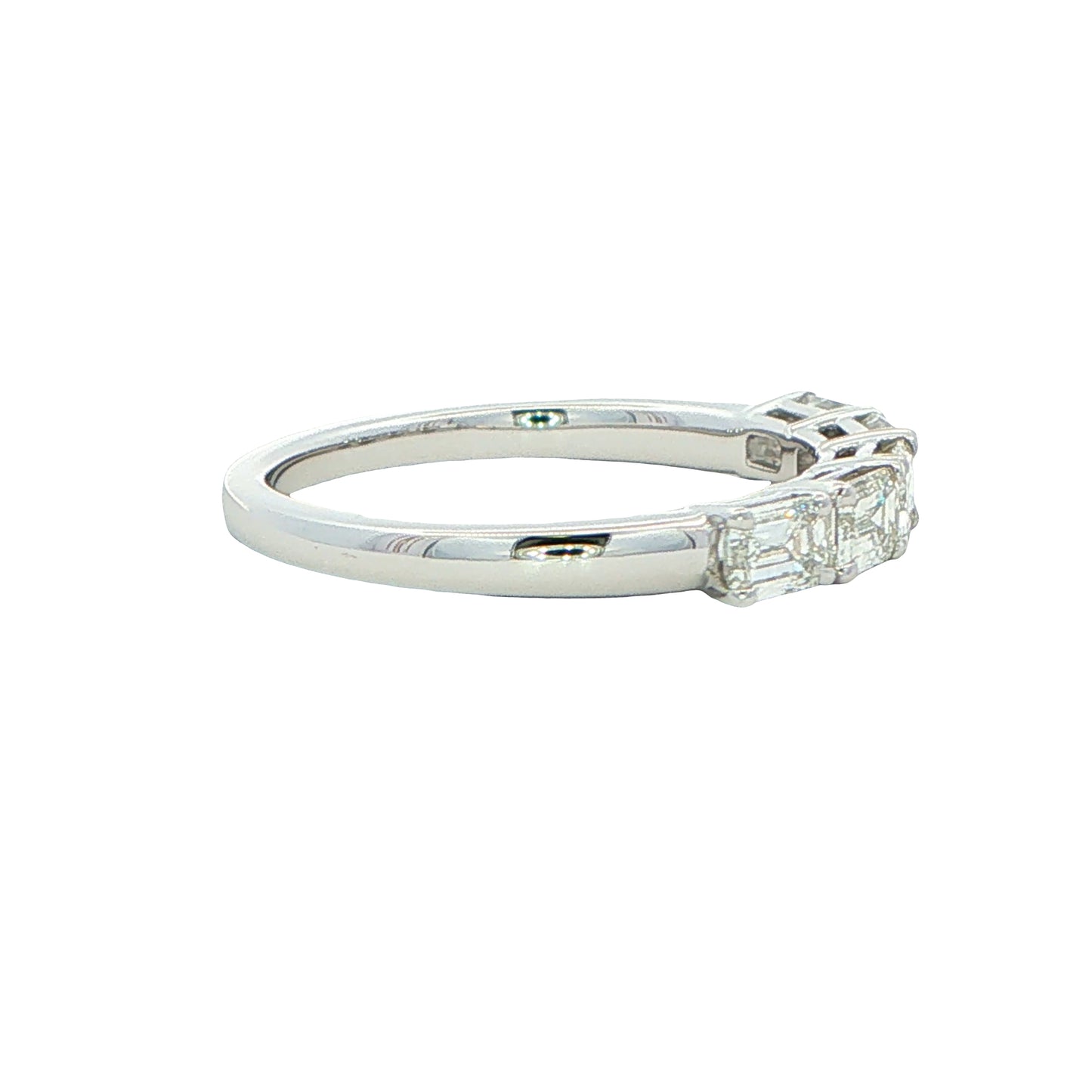 Emerald Cut Diamond 5 Stone Ring - 1.00cts Gardiner Brothers