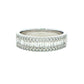 Round Brilliant and Baguette Cut Diamond Eternity Ring - 0.70cts Gardiner Brothers