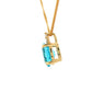Topaz and Diamond Tiara Style Pendant Gardiner Brothers