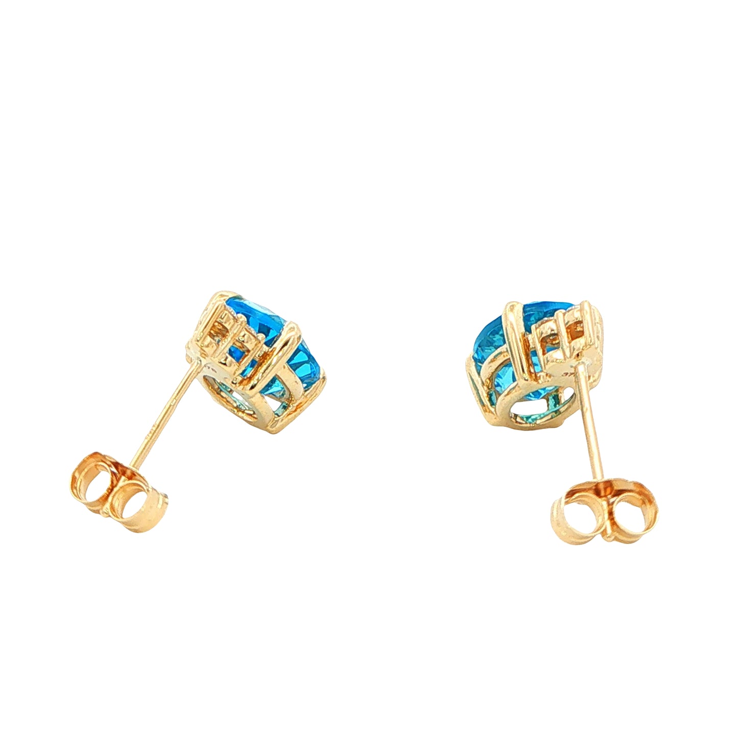 Topaz and Diamond Tiara Style Earrings Gardiner Brothers