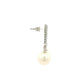 White Gold Pearl and Diamond Drop Earrings Gardiner Brothers