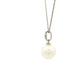White Gold Pearl and Diamond Pendant Gardiner Brothers