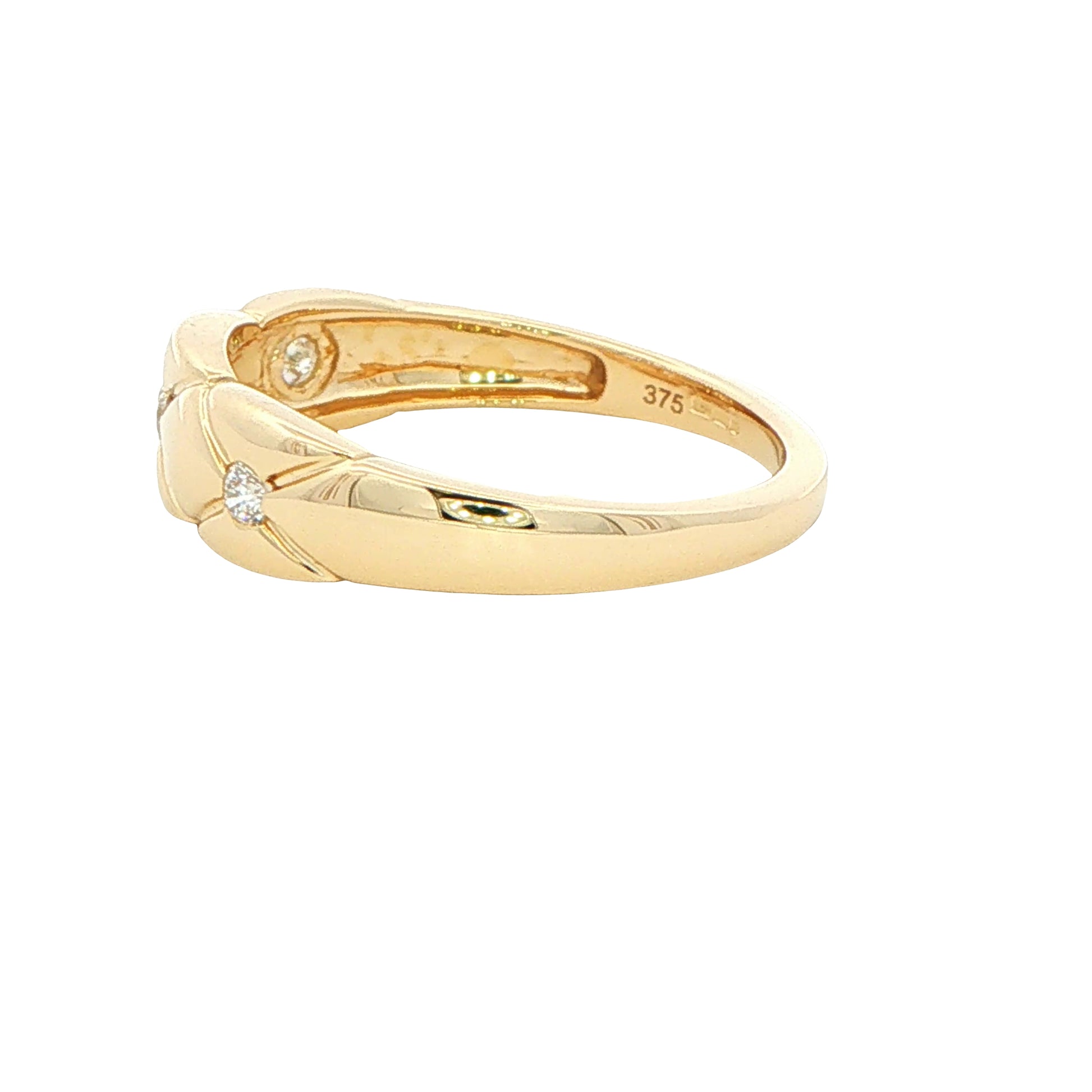 Round Diamond Set Patterned Dress Ring Gardiner Brothers