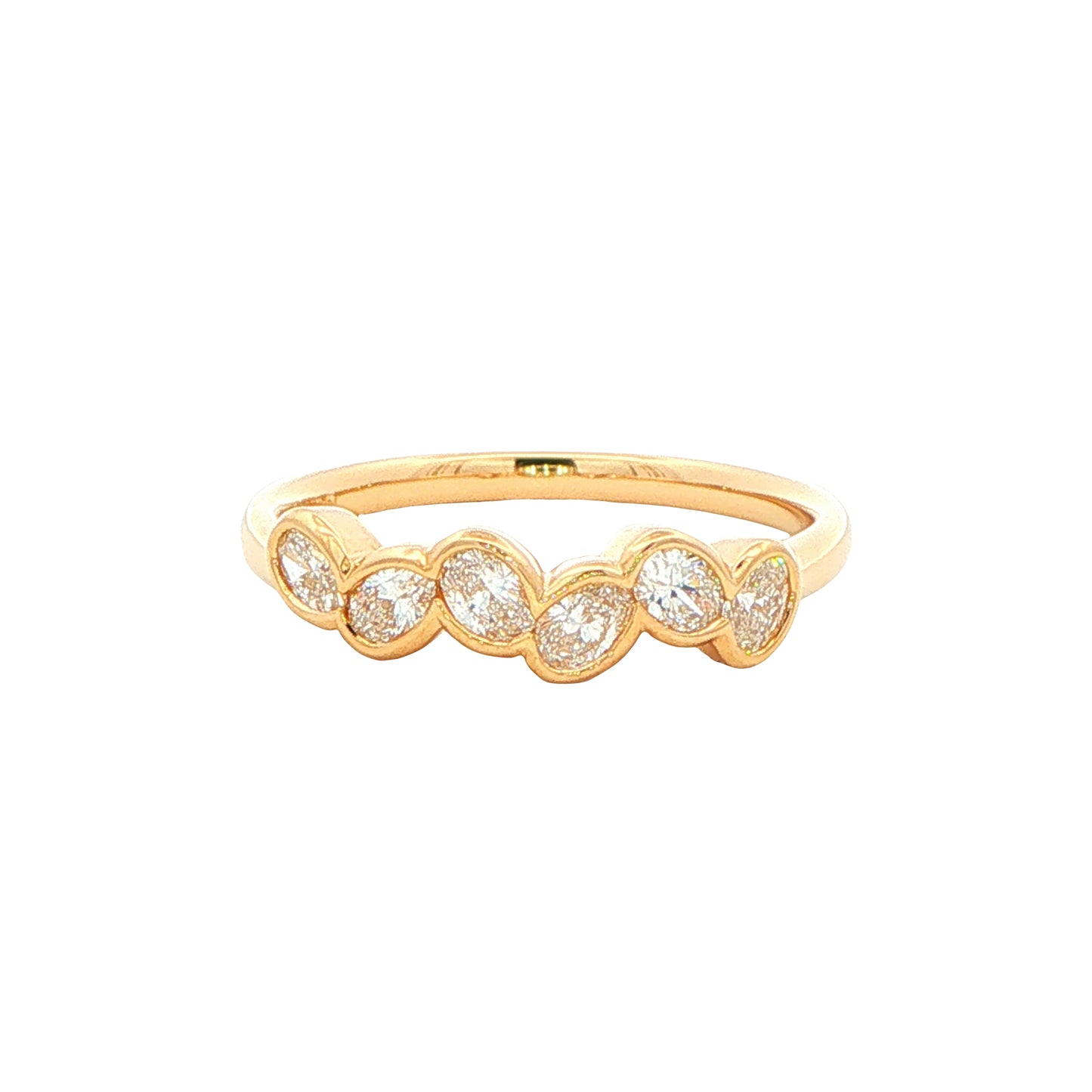 Oval Shaped Diamond 6 Stone Eternity Ring Gardiner Brothers