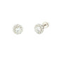 Round Brilliant Cut Diamond Cluster Style Earrings Gardiner Brothers