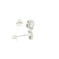 Round Brilliant Cut Diamond Cluster Style Earrings Gardiner Brothers