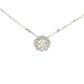 Round Brilliant Cut Diamond Cluster Style Pendant Gardiner Brothers