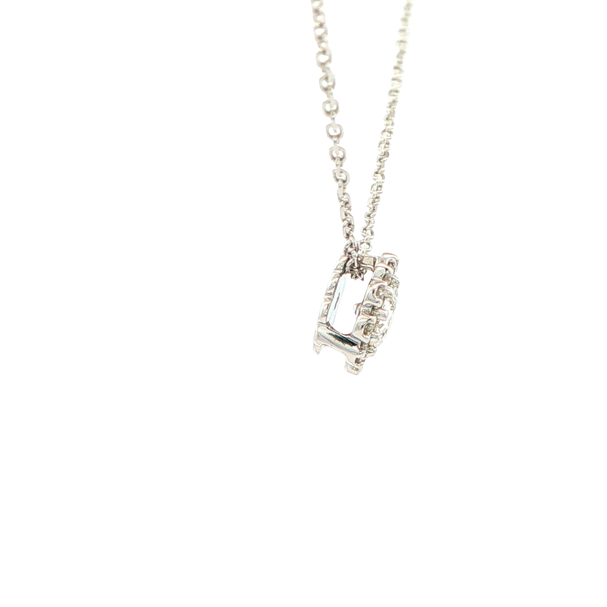Round Brilliant Cut Diamond Cluster Style Pendant Gardiner Brothers