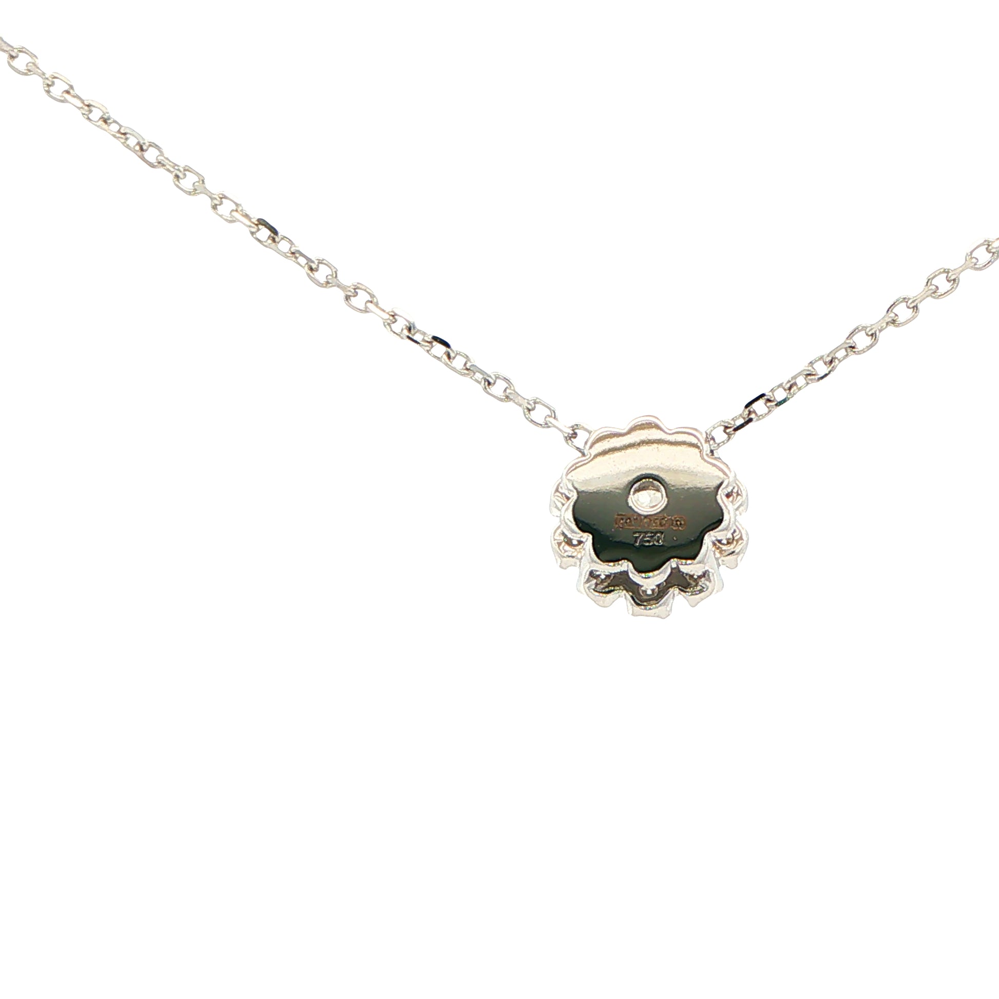 Round Brilliant Cut Diamond Cluster Style Pendant Gardiner Brothers