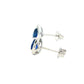 Pear Shaped Sapphire and Diamond Halo Style Earrings