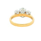 Oval Shaped Diamond 3 Stone Ring - 2.31cts