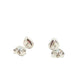 Pear Shaped Ruby and Diamond Halo Style Earrings