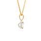 Lab Grown round brilliant cut diamond pendant - 1.00cts