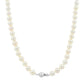 White Gold Akoya String of Pearls : 6-6.5mm