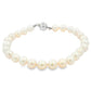 White Gold Akoya String of Pearl Bracelet : 6-6.5mm