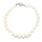 White Gold Akoya String of Pearl Bracelet : 6-6.5mm