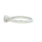 Platinum Round brilliant cut diamond 3 stone ring - 0.84cts Gardiner Brothers