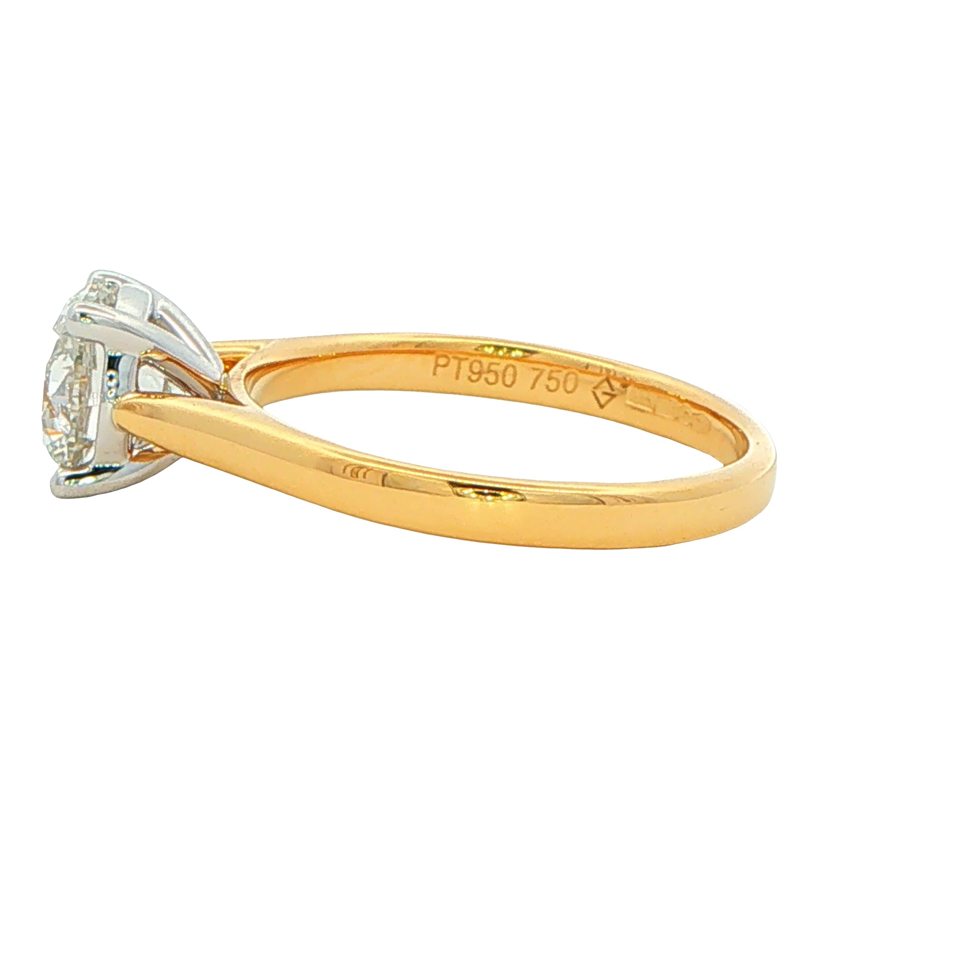 Round Brilliant Cut Lab Grown Diamond Solitaire Ring - 1.50cts Gardiner Brothers