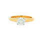 Yellow Gold Round Brilliant Cut Diamond Solitaire Ring - 0.80cts Gardiner Brothers