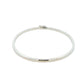 Silver 3mm Solid Bangle with a Court profile