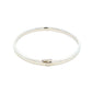 Silver 4mm Solid Bangle with a Court profile
