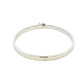 Silver 6mm Solid Bangle with a Court profile