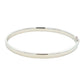 Silver 6mm Solid Bangle with a Court profile