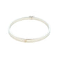 Silver 6mm Solid bangle in a flat profile with rounded edges