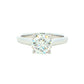Lab Grown Round Brilliant Cut Diamond Solitaire Ring - 1.50cts