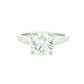 Lab Grown Round Brilliant Cut Diamond Solitaire Ring - 2.50cts
