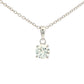 Round Brilliant Cut Diamond Solitaire Pendant - 0.80cts Gardiner Brothers