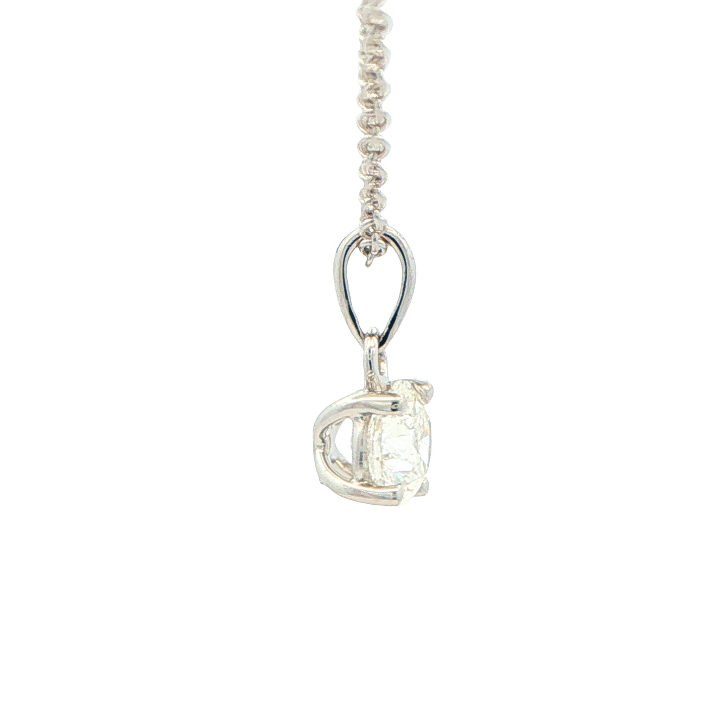 Round Brilliant Cut Diamond Solitaire Pendant - 0.80cts Gardiner Brothers