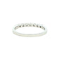 Round Brilliant Cut 7 Stone Bar Set Ring - 0.25cts Gardiner Brothers