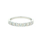 Round Brilliant Cut 7 Stone Bar Set Ring - 0.50cts Gardiner Brothers
