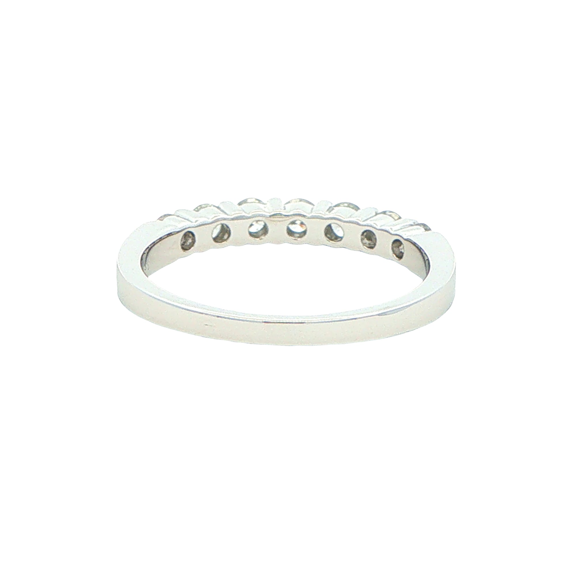 Round Brilliant Cut 7 Stone Bar Set Ring - 0.50cts Gardiner Brothers