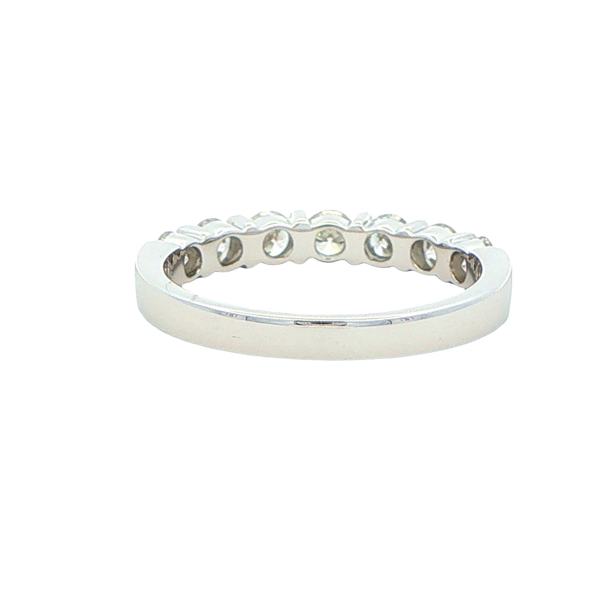 Round Brilliant Cut 7 Stone Bar Set Ring - 0.75cts Gardiner Brothers