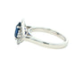 Sapphire and Diamond Vintage Style Cluster Ring Gardiner Brothers
