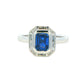 Sapphire and Diamond Vintage Style Cluster Ring Gardiner Brothers
